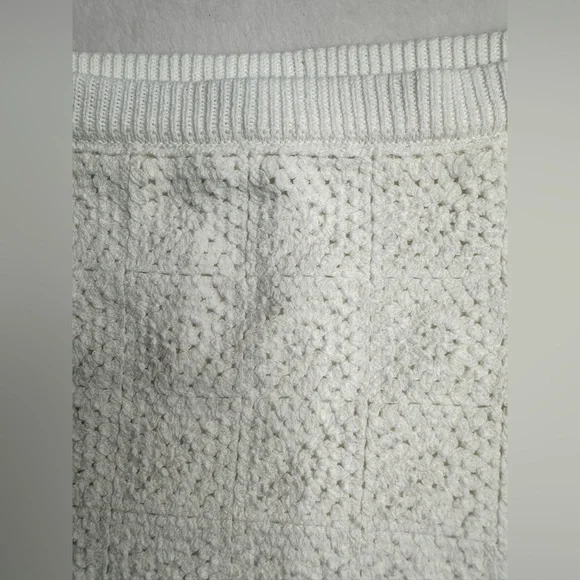 Art Class Sweater Knit Skirt Girls Size Medium 7/8 White Elastic Waist Lined - Picture 5 of 10